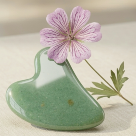 Aventurin Gua Sha Masaj Taşı