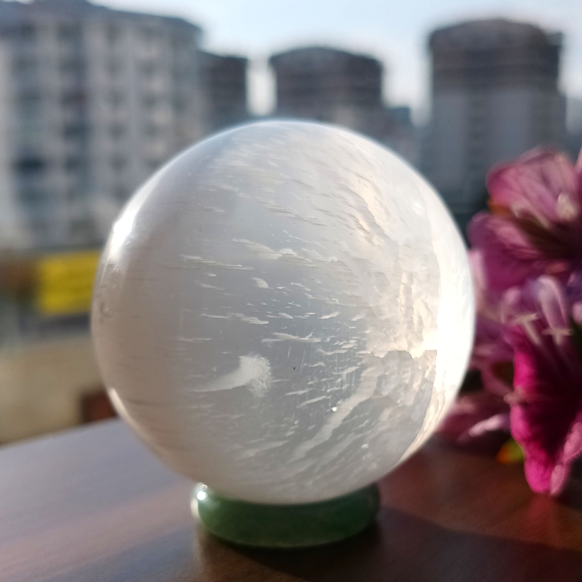 Selenit Taşı Küre 6cm