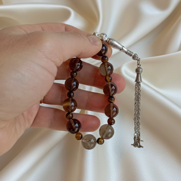 Küre Kesim Dumanlı Kuvars ve Kaplangözü Efe Tesbihi