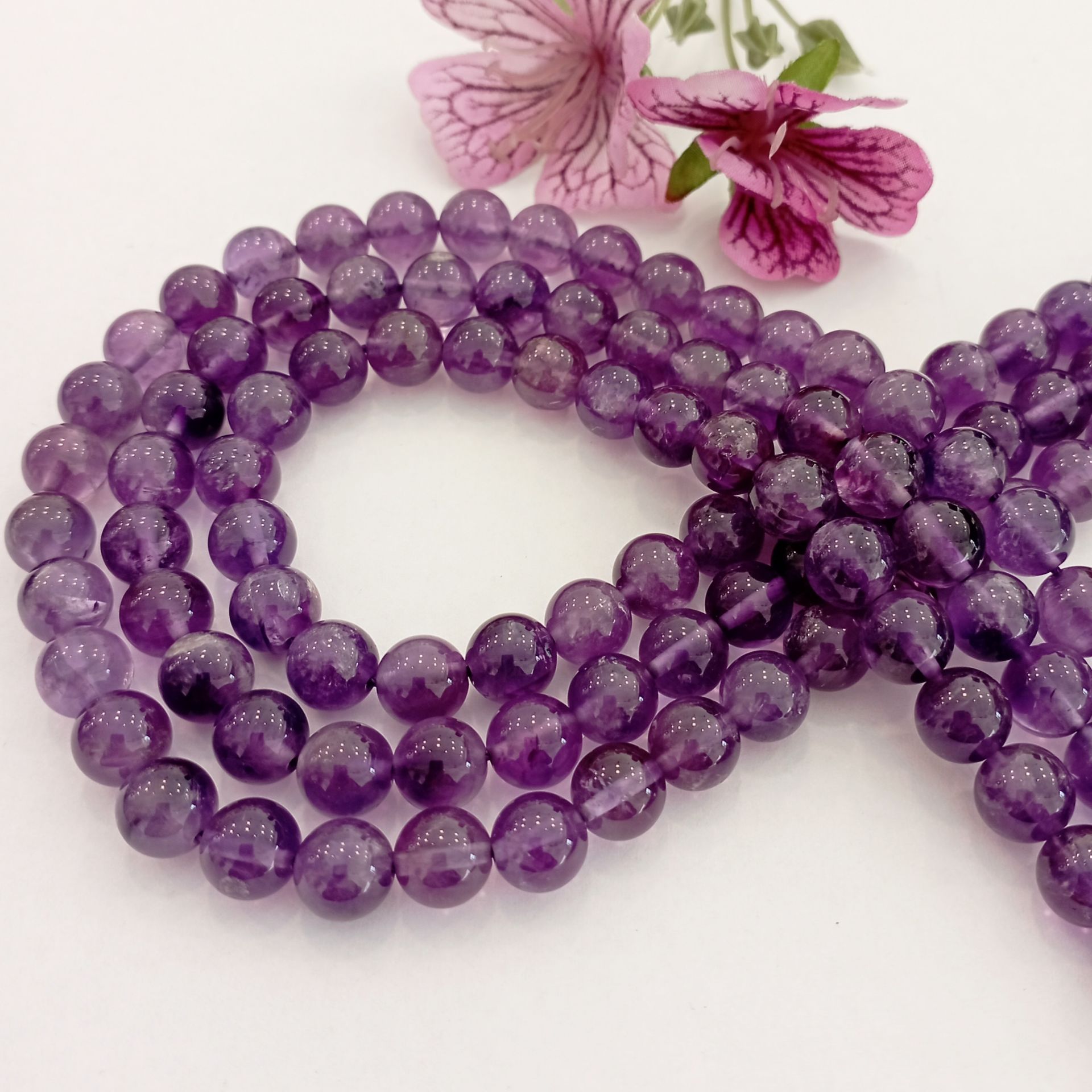 Ametist Doğal Taş Dizi