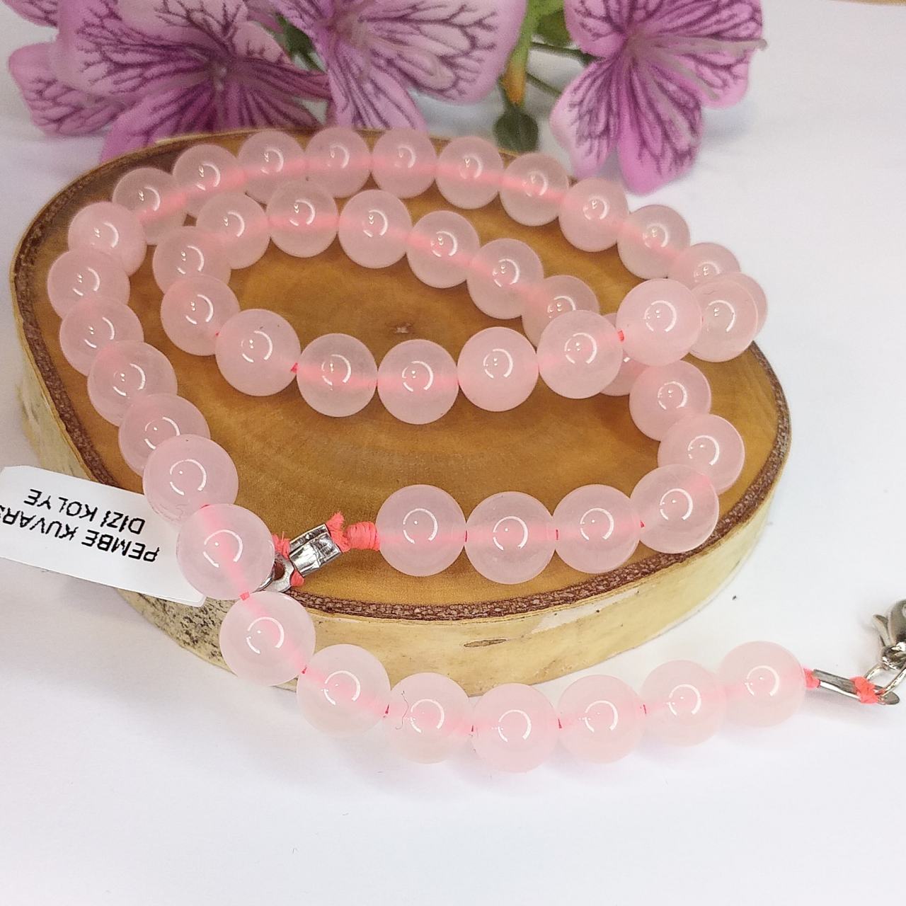 Pembe Kuvars Doğal Taş Dizi