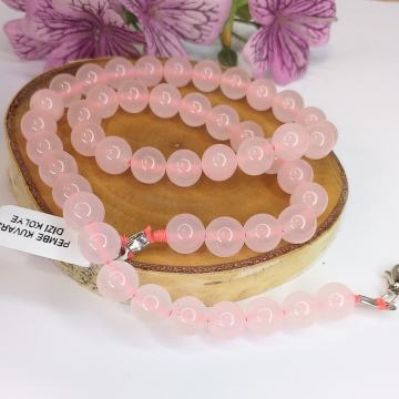 Pembe Kuvars Doğal Taş Dizi