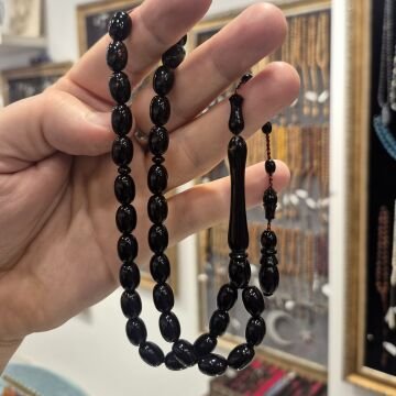 Yüsur (Siyah Mercan) 33 lük Tesbih