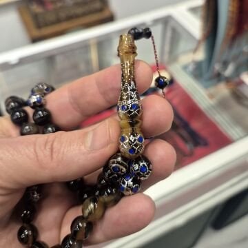 Gümüş İşlemeli 33 lük Bağa Tesbih