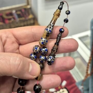 Gümüş İşlemeli 33 lük Bağa Tesbih